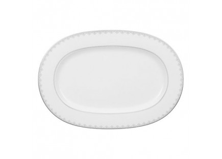 White Lace Oval platter