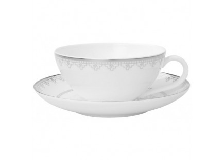 White Lace Tea cup & saucer 2pcs